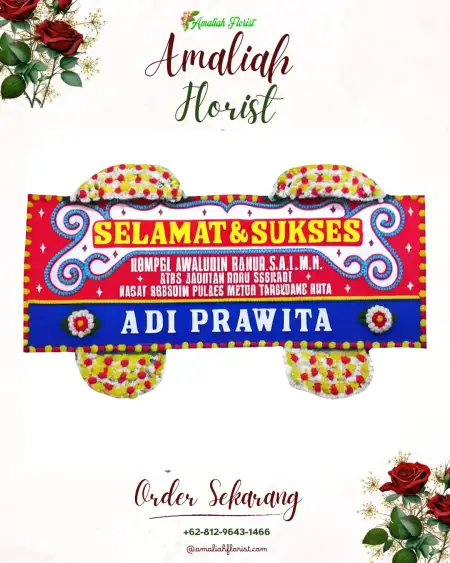 Papan Bunga Ucapan Selamat Mekar Mukti