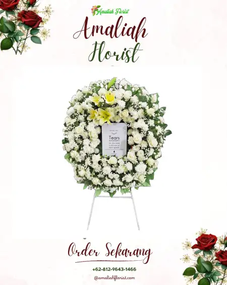 Krans Bunga Duka Mekar Mukti